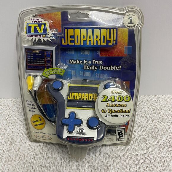 JAKKS Pacific Other - Jeopardy Plug and Play TV Game Jakks Pacific NIP